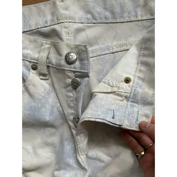 Vintage Rare Diesel Industry Denim Division Patterned Boot Cut Jeans - Picture 6 of 11